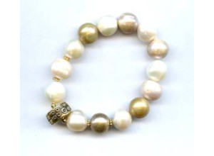Freshwater Pearl 13mm Potato Bracelet Freshwater Pearl 13mm Potato Bracelet