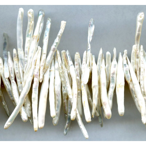 016-1096 Freshwater Pearl Drop <br>45-55x Stick