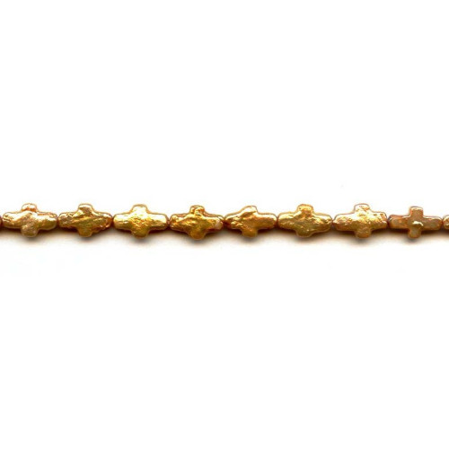 016-1190 Freshwater Pearl Fancy <br>8x13 Cross