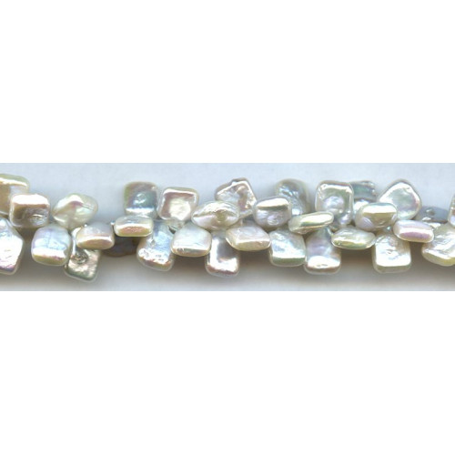 021-1047 Freshwater Pearl Drop <br>9x Square Drop