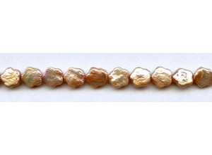 Freshwater Pearl Coin 10mm Flower Coin