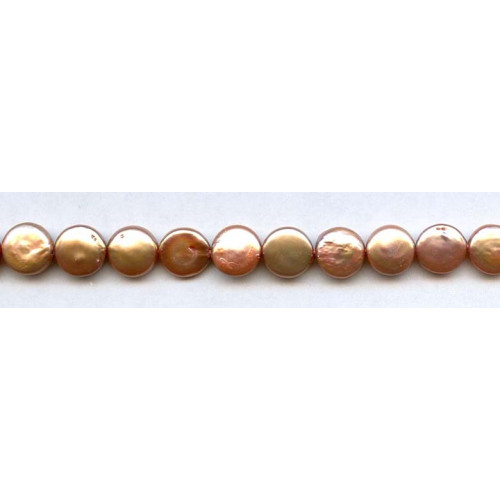 031-1064 Freshwater Pearl Coin <br>10-11mm Coin