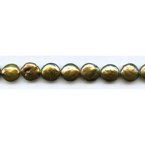 031-1089 Freshwater Pearl Coin <br>12-13mm Coin
