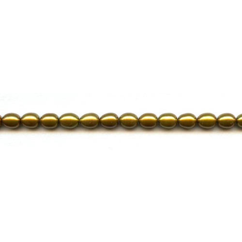 034-1093 Freshwater Pearl Rice <br>6x8mm Rice