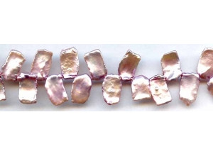 Freshwater Pearl Drop 10-15x Keshi Drop