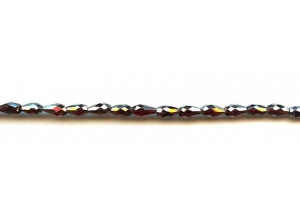 Diamond Garnet 4x6 Faceted Teardrop