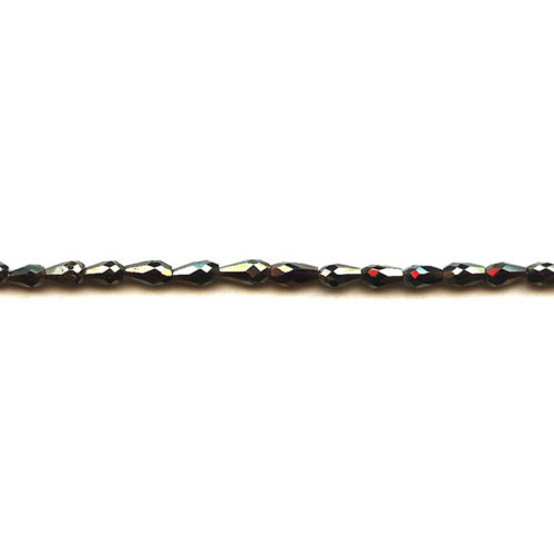 101-1720 Diamond Garnet <br>4x8 Faceted Teardrop