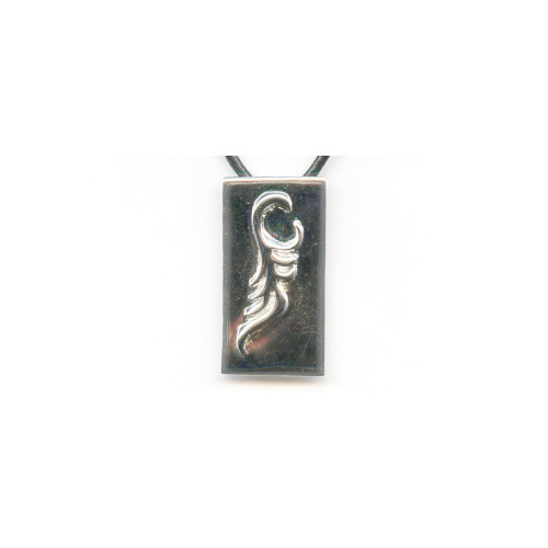 084-0017 Sterling Silver <br>36x19 Pendant