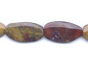 Wooden Jasper 20x45 Faceted Slab