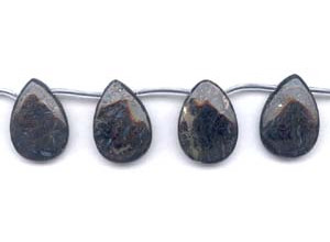 Astrophyllite 18x25 Flat Pear Drop