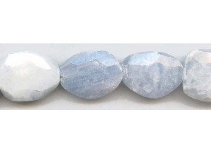 Blue calcite 20-25x Faceted Slab