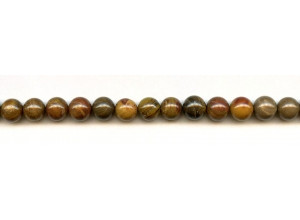 Petrified Wood Jasper 8mm Round