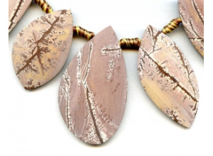 Matte Sonoran Dendritic Rhyolite 40-60x Fancy Drop