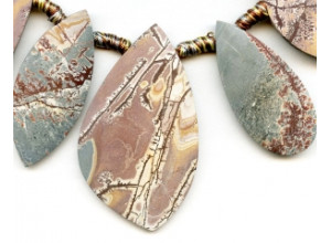 Matte Sonoran Dendritic Rhyolite 40-68x Fancy Drop