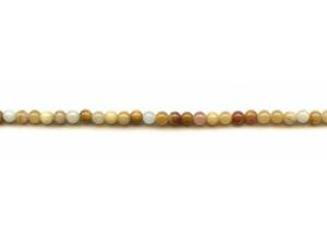 Gold Sand Stone 4mm Round
