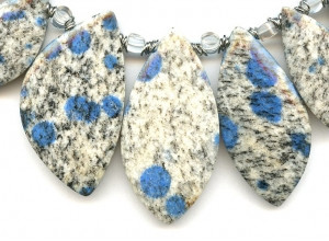 K2 Blue 36-56x Fancy Drop Necklace