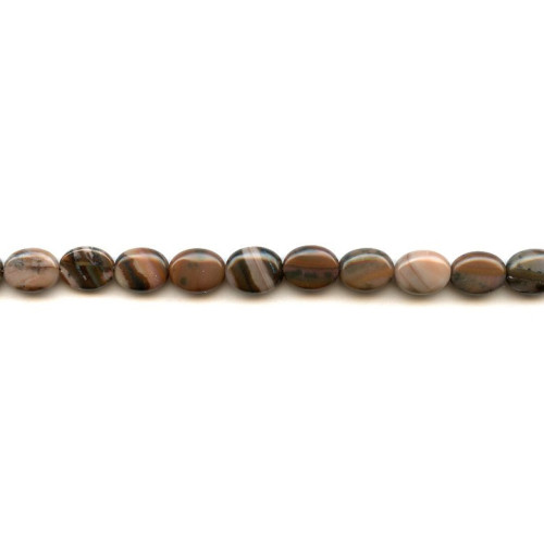 100-0542 Autumn Stone <br>8x10 Flat Oval
