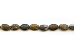 Matte Outback Jasper 8x12 Flat Oval