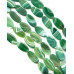 102-0470 Green Stripe Agate <br>25x50 Flat Oval