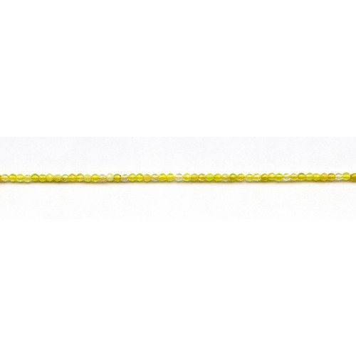 103-0007 Dyed Jade <br>2mm Faceted Round