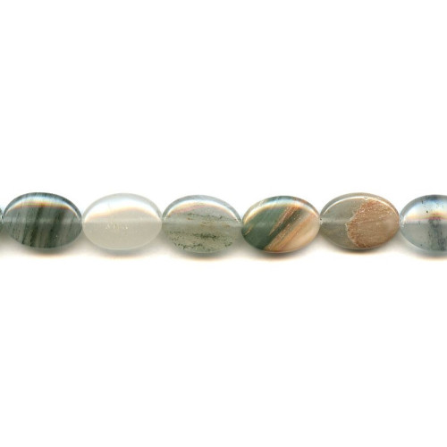 104-0017 Green Quartz <br>13x18 Flat Oval