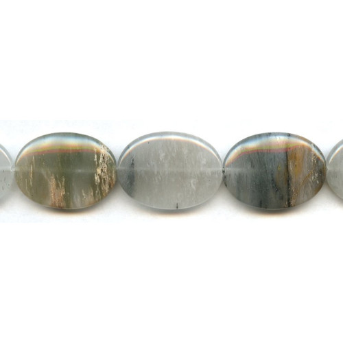 104-0018 Green Quartz <br>22x30 Flat Oval