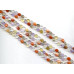 259-1024 Mixed Quartz <br>8x10 Faceted Flat Oval