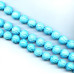 107-0040 Imitation Turquoise <br>22mm Carved Round