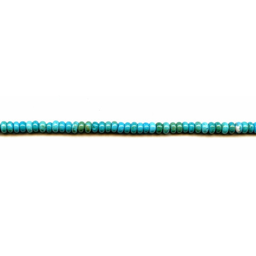 107-0072 Imitation Turquoise <br>4mm Rondell