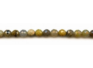 Petrified Wood 8mm Faceted Round