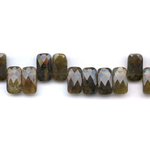 111-1108 Yellow Tourmaline <br>10x18 Cushion Cut Drop