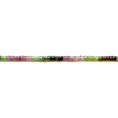 111-1317 Tourmaline <br>4mm Faceted Rondell