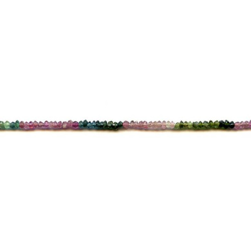 111-2381 Tourmaline <br>3mm Faceted Rondell