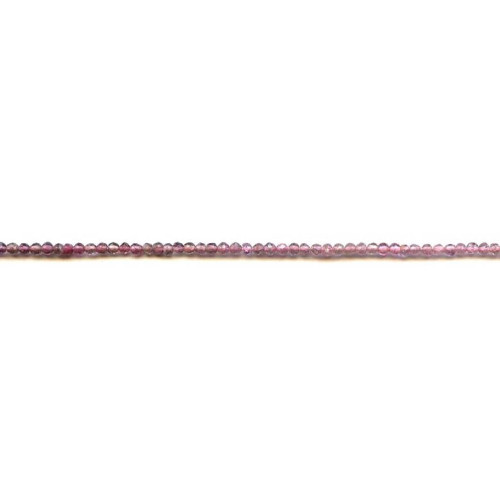111-2384 Pink Tourmaline <br>2.5mm Faceted Round