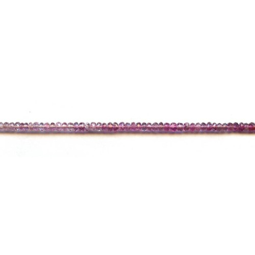 111-2386 Pink Tourmaline <br>3.5-4mm Faceted Rondell