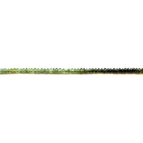 111-2396 Green Tourmaline <br>3mm Rondell
