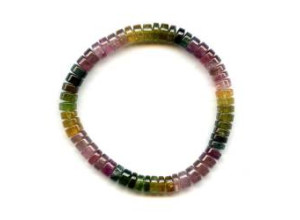 Tourmaline 6.5-7mm Wheel Bracelet