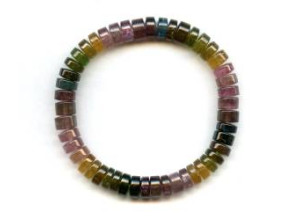 Tourmaline 8-8.5mm Wheel Bracelet