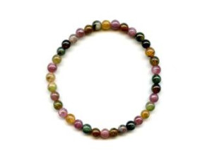 Tourmaline 5mm Round Bracelet Tourmaline 5mm Round Bracelet