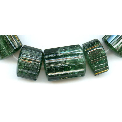 L3214-001 Green Tourmaline <br>22-25x Rough Tube