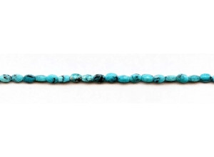 Chinese Turquoise 3x5 Faceted Flat Oval