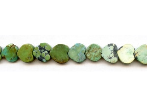 Chinese Turquoise 10-13x Heart
