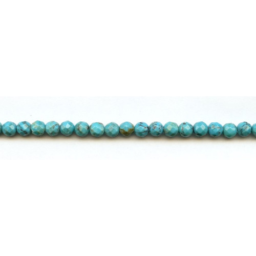 112-2697 Chinese Turquoise <br>5mm Faceted Round