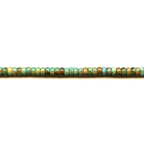112-3106 Turquoise <br>6mm Rondell