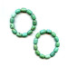112-3132 Chinese Turquoise <br>12mm Oval Bracelet