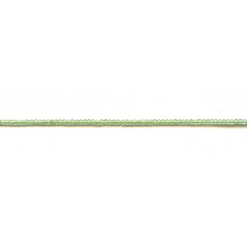 114-1300 Peridot <br>2mm Faceted Rondell