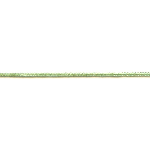 114-1317 Peridot <br>2-2.5mm Faceted Rondell