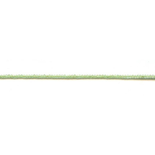 114-1319 Peridot <br>2mm Faceted Rondell