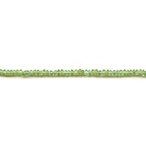 114-1333 Peridot <br>4mm Rondell
