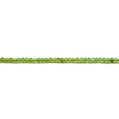 114-1347 Peridot <br>4mm Faceted Round